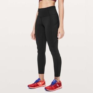 Lululemon Fast & Free 7/8 Tight II *Non-Reflective Nulux 25" SZ 6